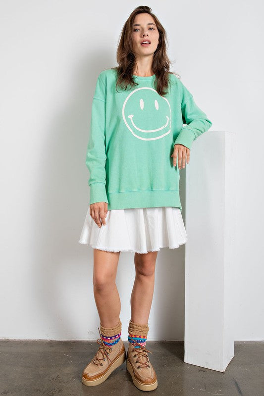 Smiley Face Crewneck Sweatshirt Smiley Face Crewneck Sweatshirt