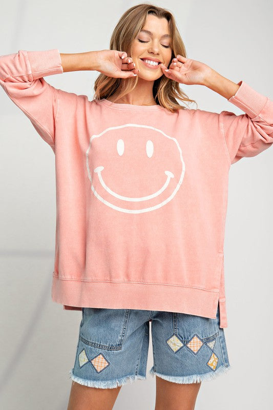 Smiley Face Crewneck Sweatshirt Smiley Face Crewneck Sweatshirt
