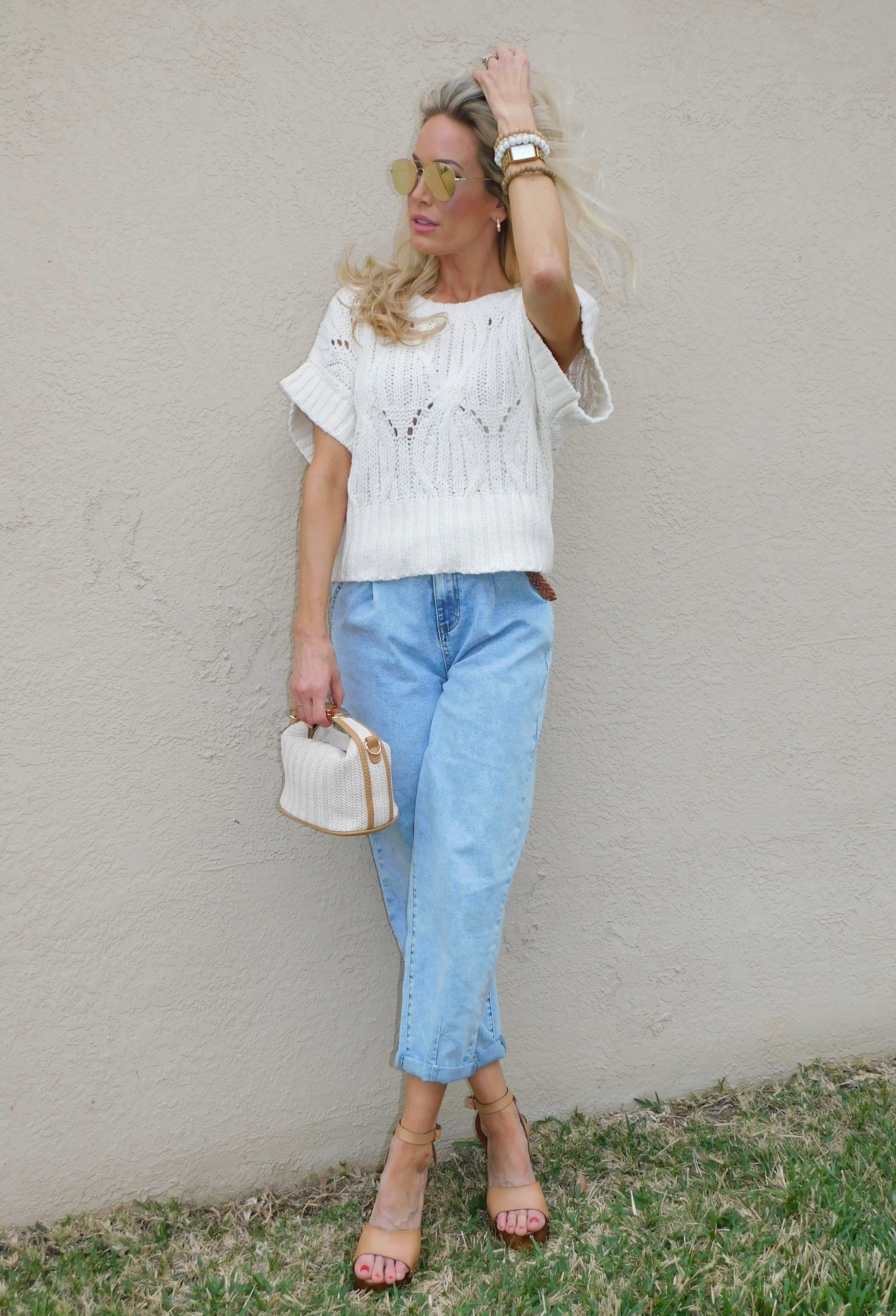 Cali Crochet Knit Top Cali Crochet Knit Top