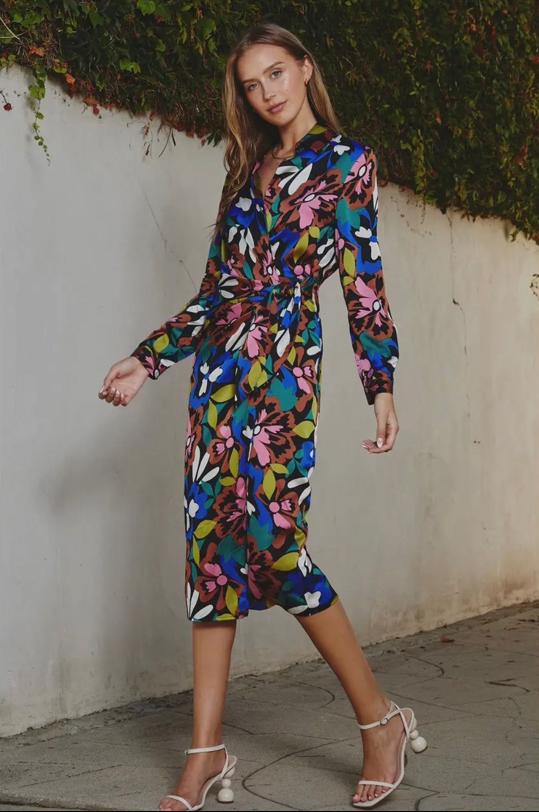 Dreamer Midi Shirt Wrap Dress Dreamer Midi Shirt Wrap Dress
