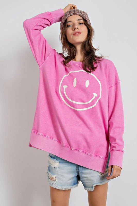 Smiley Face Crewneck Sweatshirt Smiley Face Crewneck Sweatshirt