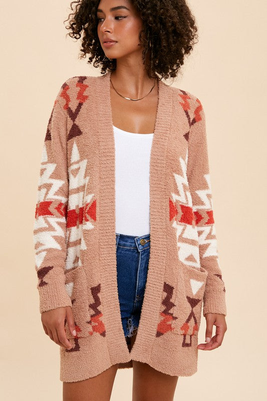 Maeve Patterned Knit Cardigan Sweater Maeve Patterned Knit Cardigan Sweater
