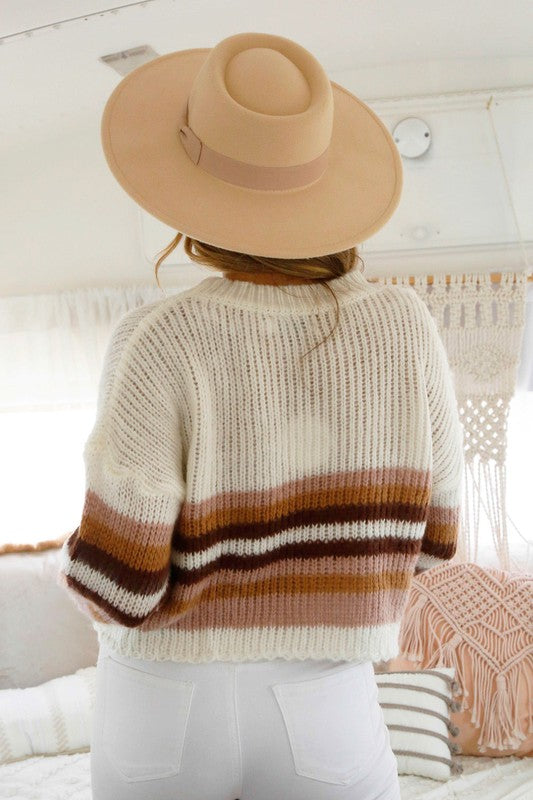 Kelsea Striped Knit Sweater Kelsea Striped Knit Sweater