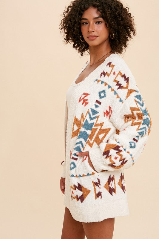 Maeve Patterned Knit Cardigan Sweater Maeve Patterned Knit Cardigan Sweater