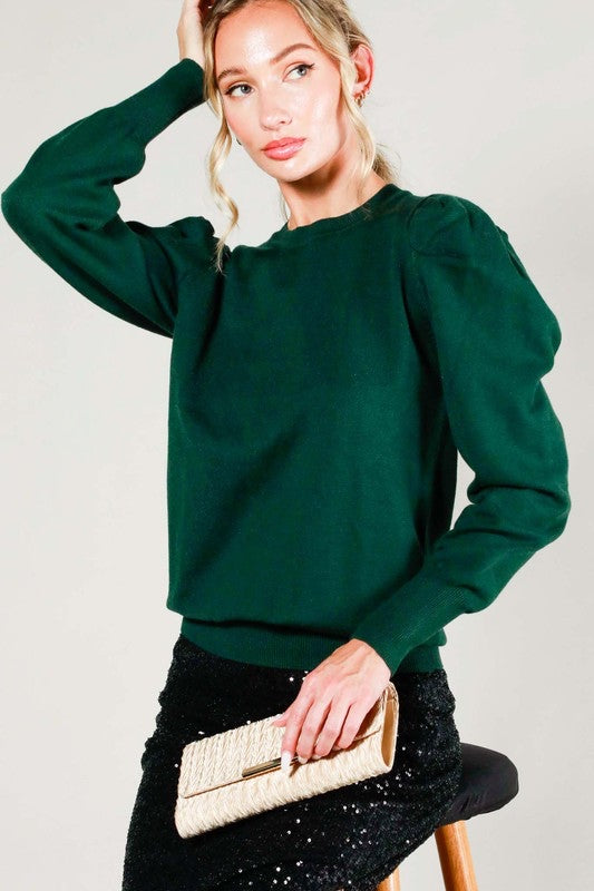 Harper Puff Long Sleeve Sweater Harper Puff Long Sleeve Sweater