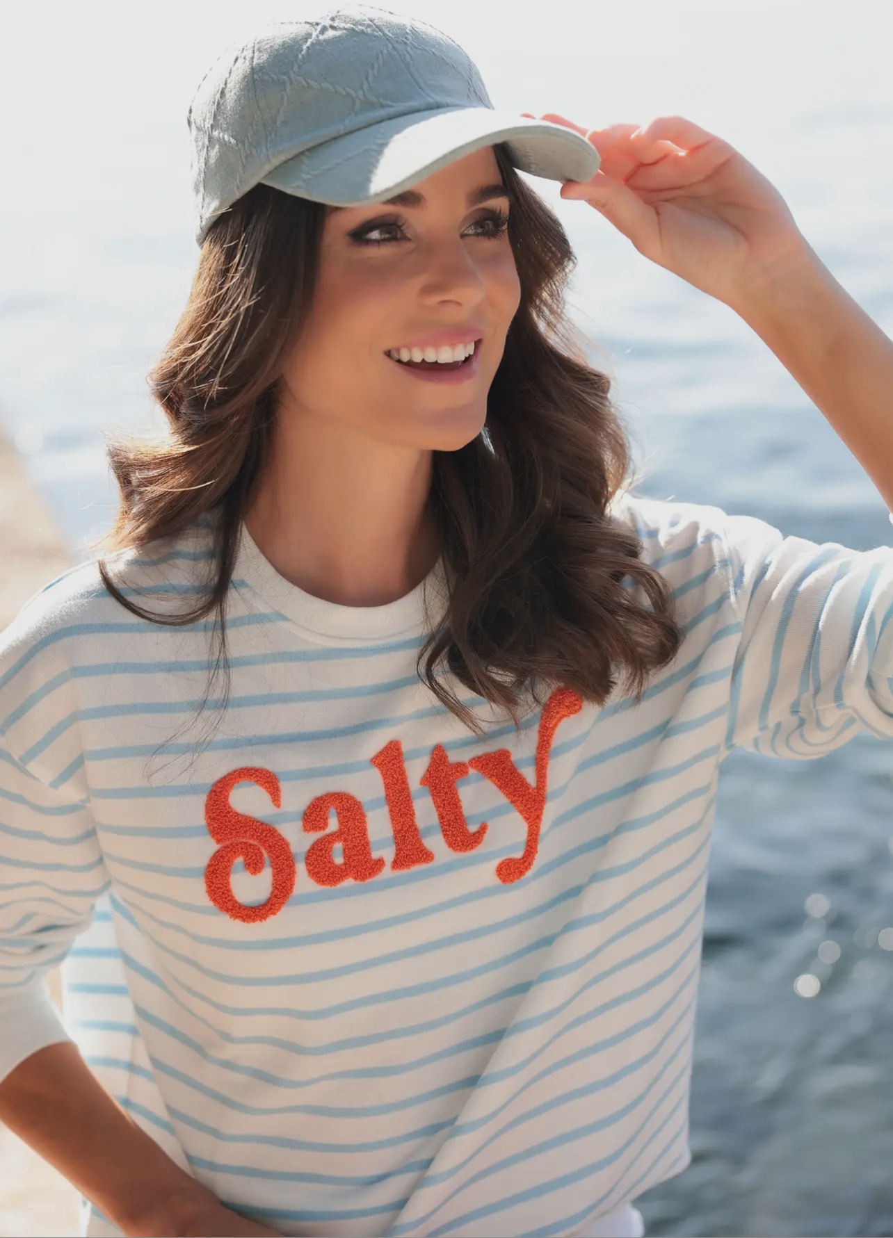 Salty Crewneck Pullover Sweatshirt Salty Crewneck Pullover Sweatshirt