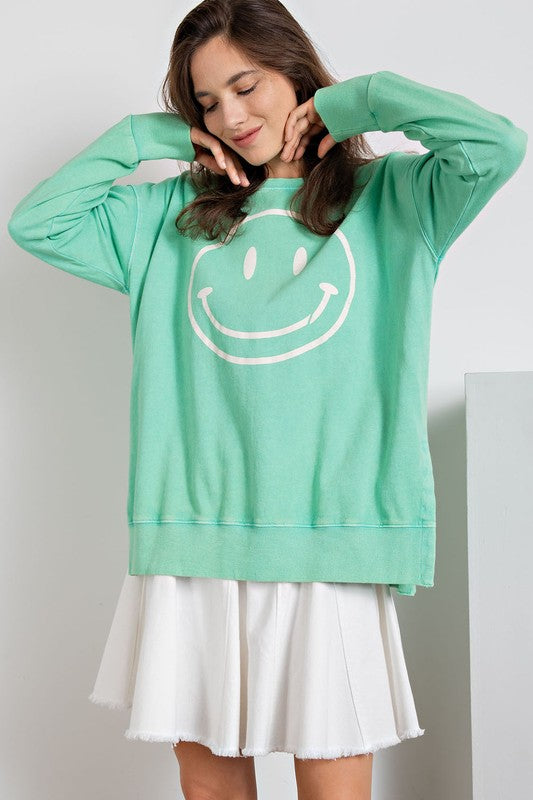 Smiley Face Crewneck Sweatshirt Smiley Face Crewneck Sweatshirt