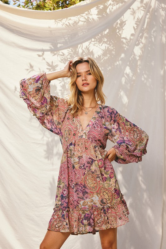 Gemma Babydoll Swing Mini Dress Gemma Babydoll Swing Mini Dress