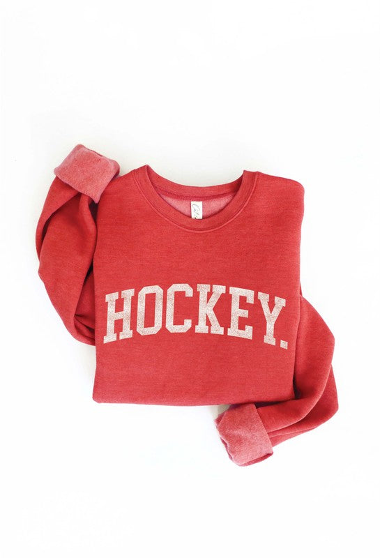 HOCKEY Crewneck Pullover Sweatshirt HOCKEY Crewneck Pullover Sweatshirt