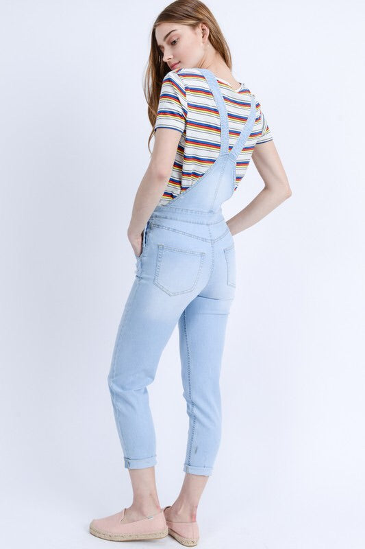 Victoria Skinny Denim Overalls Victoria Skinny Denim Overalls