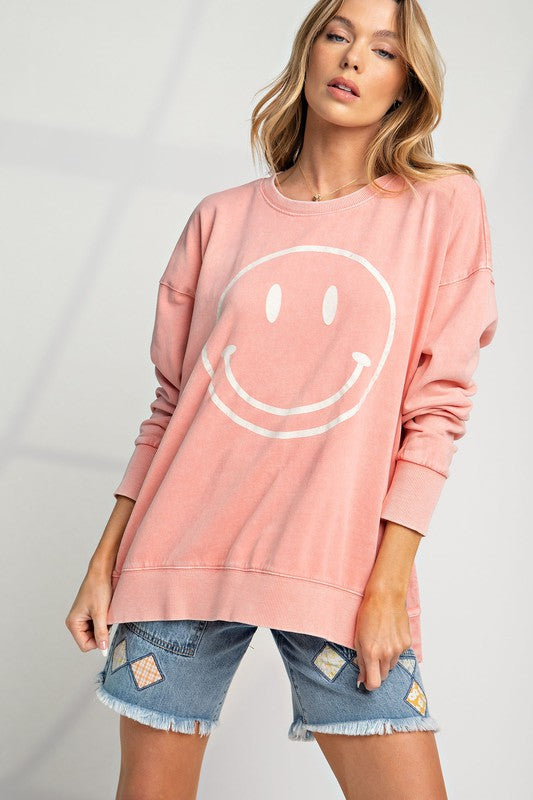 Smiley Face Crewneck Sweatshirt Smiley Face Crewneck Sweatshirt