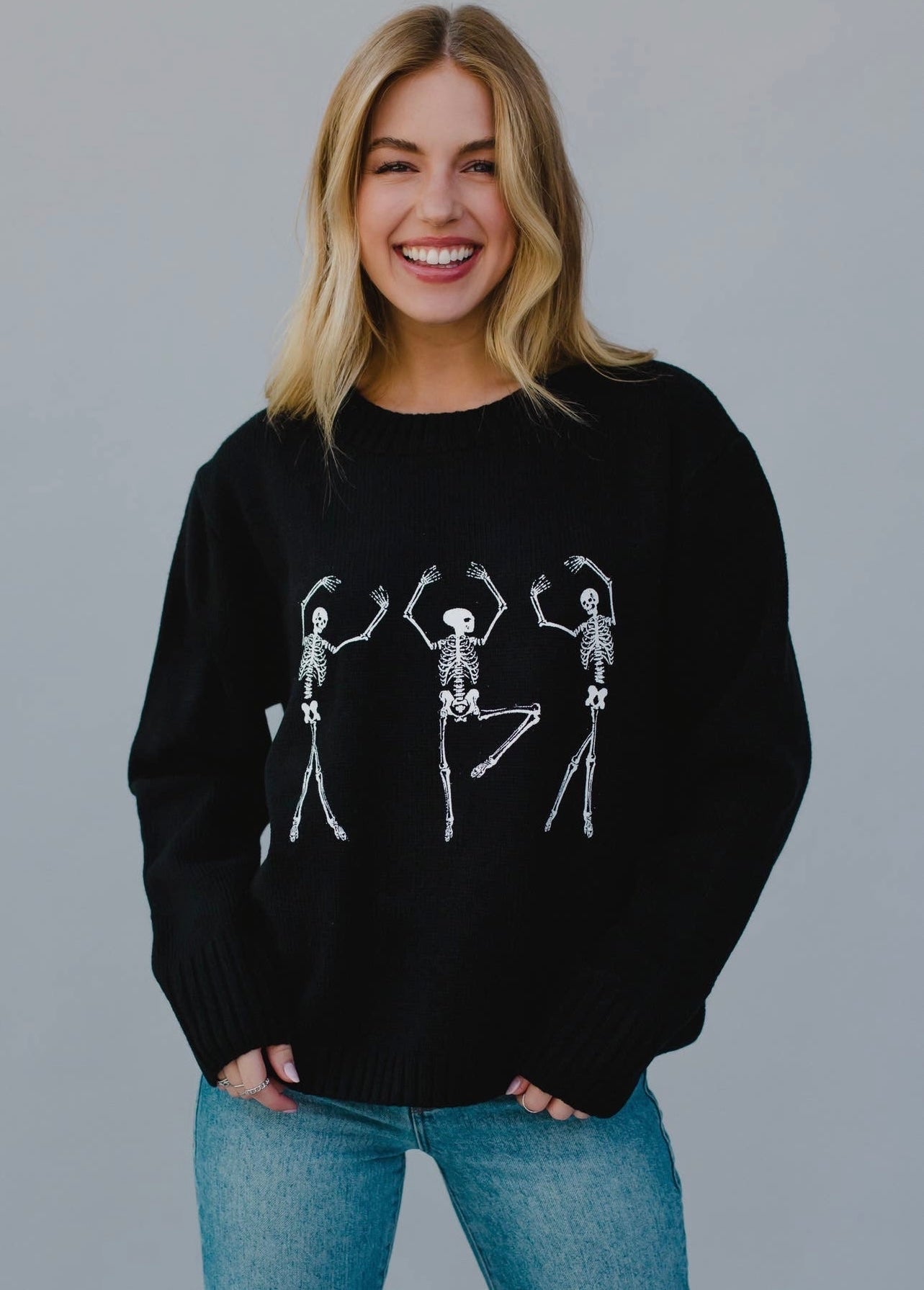 Dancing Skeletons Knit Sweater Dancing Skeletons Knit Sweater