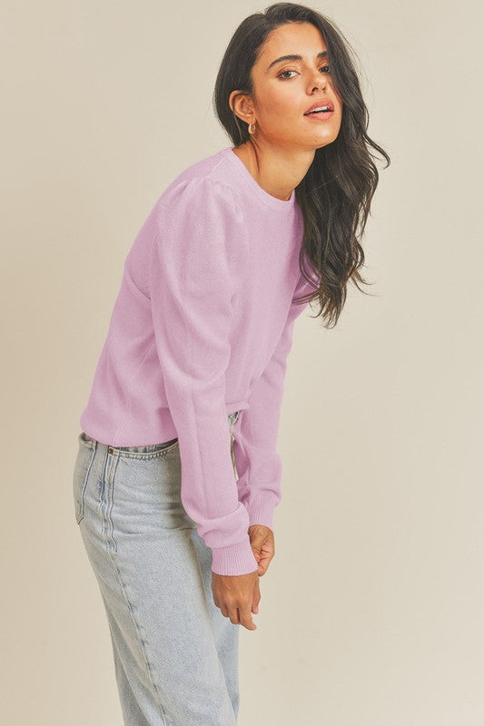 Celeste Classic Crewneck Pullover Knit Sweater Celeste Classic Crewneck Pullover Knit Sweater