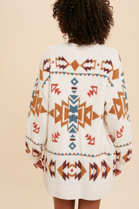 Maeve Patterned Knit Cardigan Sweater Maeve Patterned Knit Cardigan Sweater
