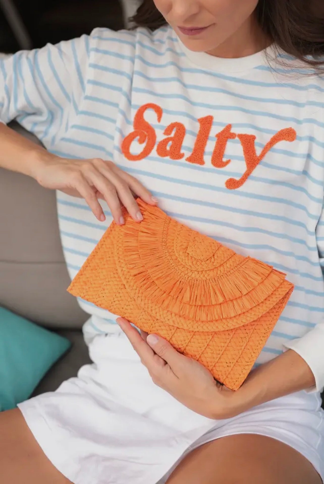 Salty Crewneck Pullover Sweatshirt Salty Crewneck Pullover Sweatshirt