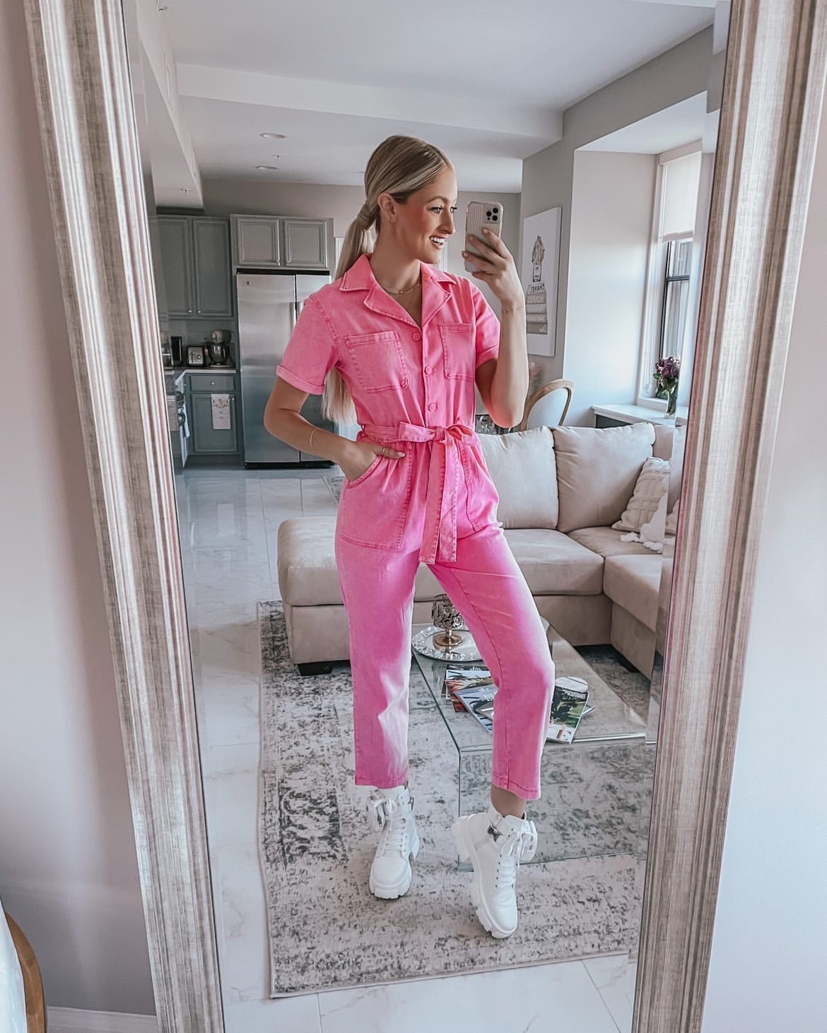 Cassandra Short Sleeve Cotton Utility Jumpsuit Cassandra Short Sleeve Cotton Utility Jumpsuit
