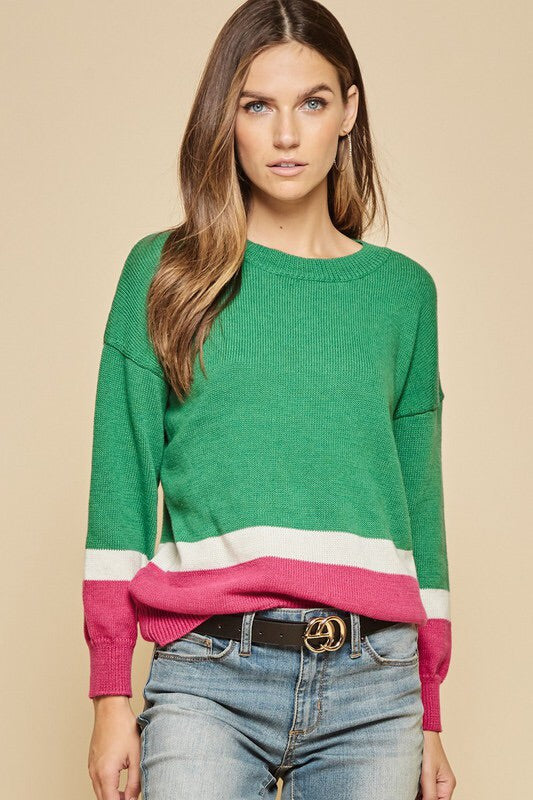The Abigail Jewel Tone Sweater The Abigail Jewel Tone Sweater