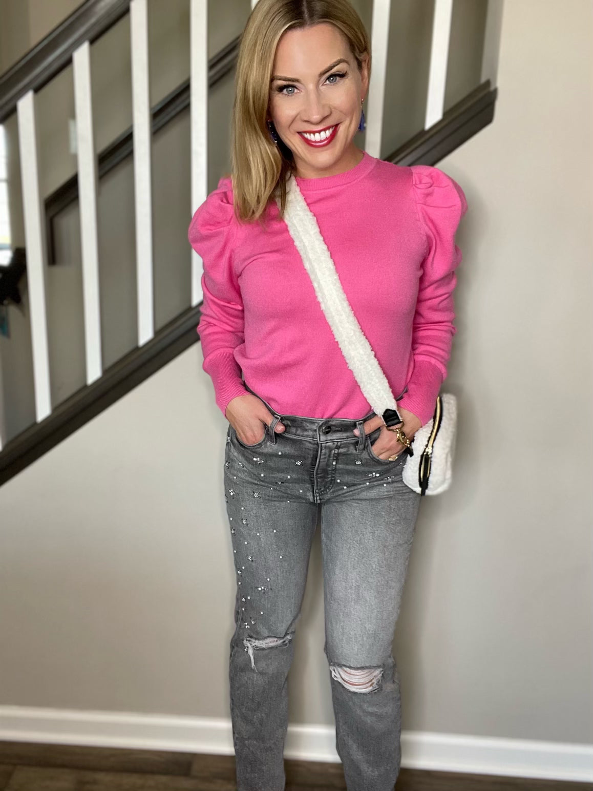 Harper Puff Long Sleeve Sweater Harper Puff Long Sleeve Sweater