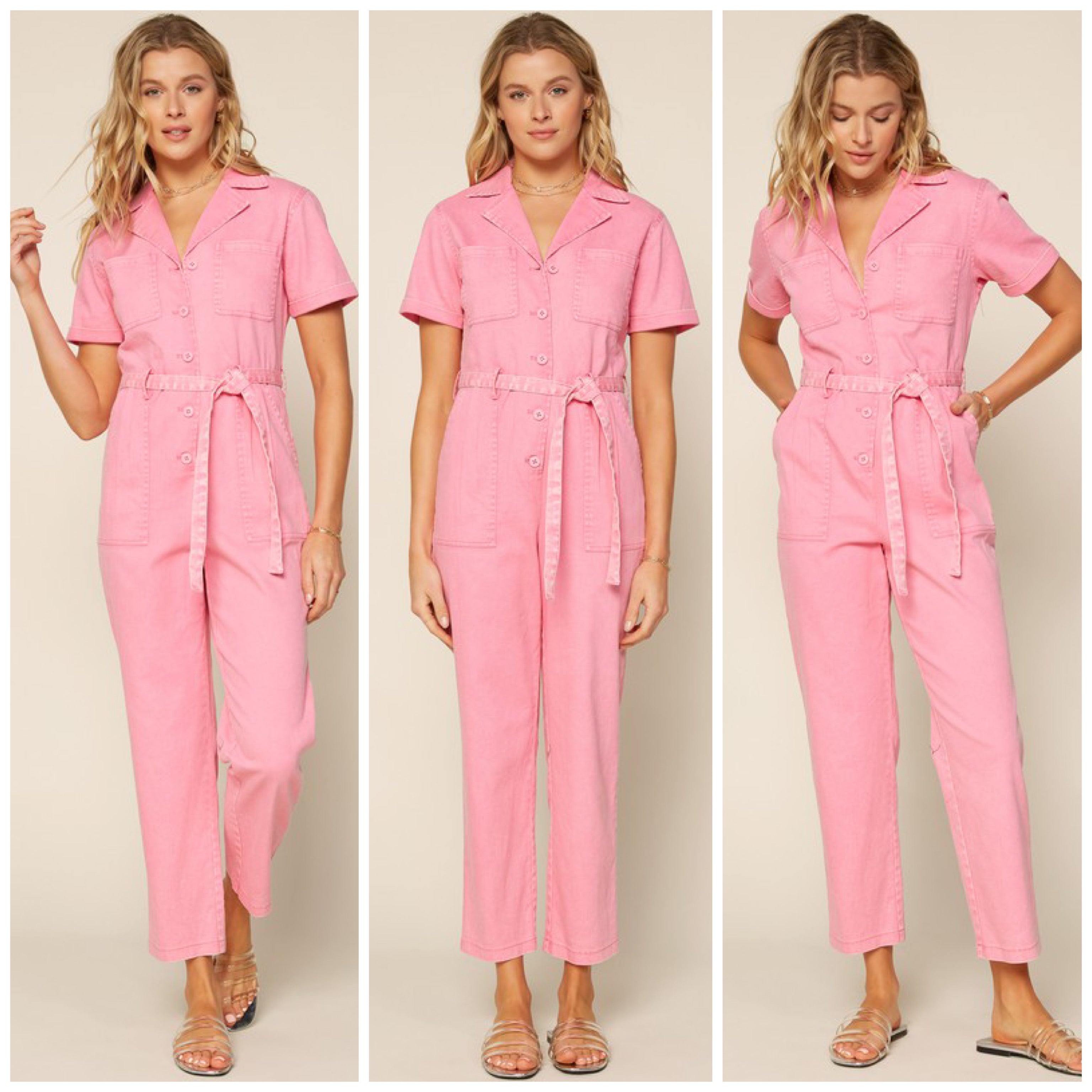 Cassandra Short Sleeve Cotton Utility Jumpsuit Cassandra Short Sleeve Cotton Utility Jumpsuit