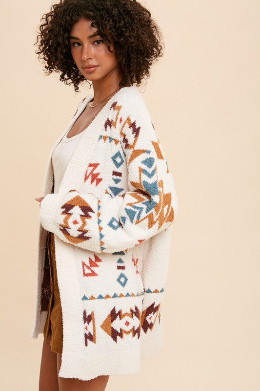 Maeve Patterned Knit Cardigan Sweater Maeve Patterned Knit Cardigan Sweater