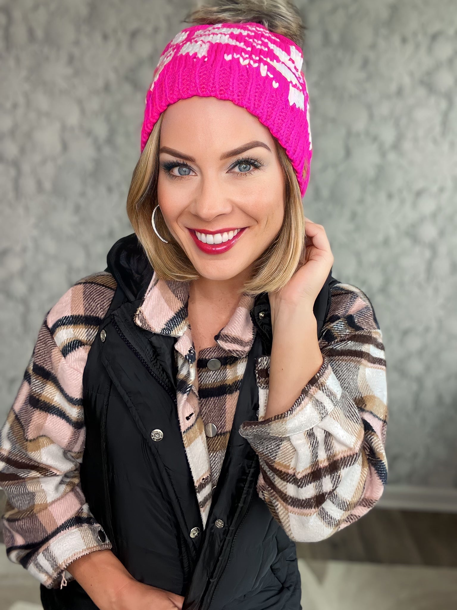 Layla Long Hooded Puffer Vest Layla Long Hooded Puffer Vest