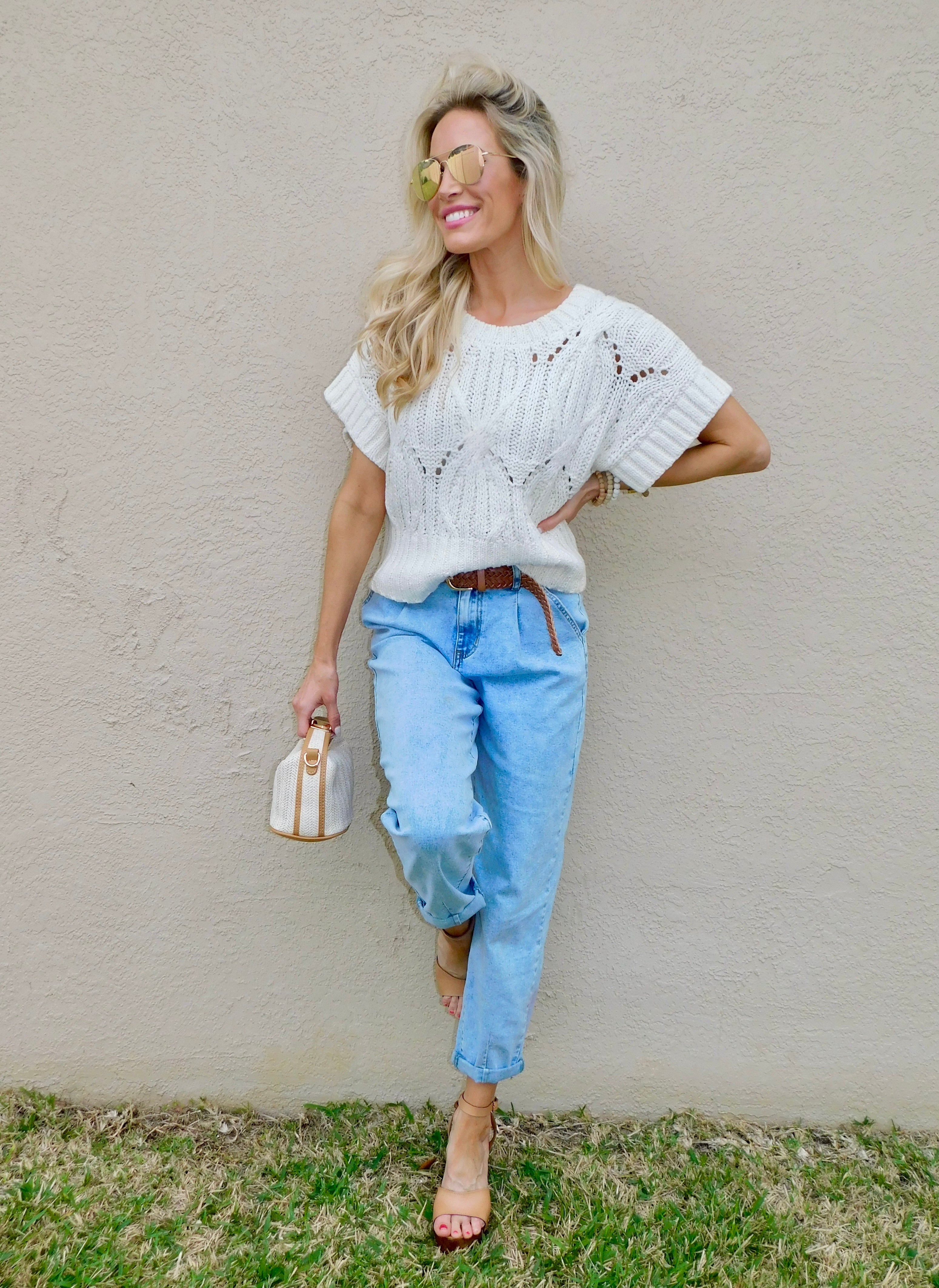 Cali Crochet Knit Top Cali Crochet Knit Top