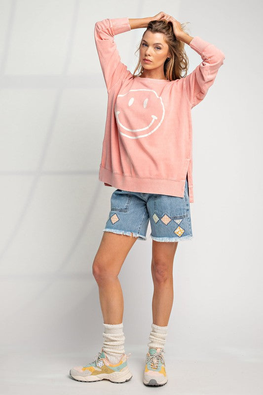 Smiley Face Crewneck Sweatshirt Smiley Face Crewneck Sweatshirt