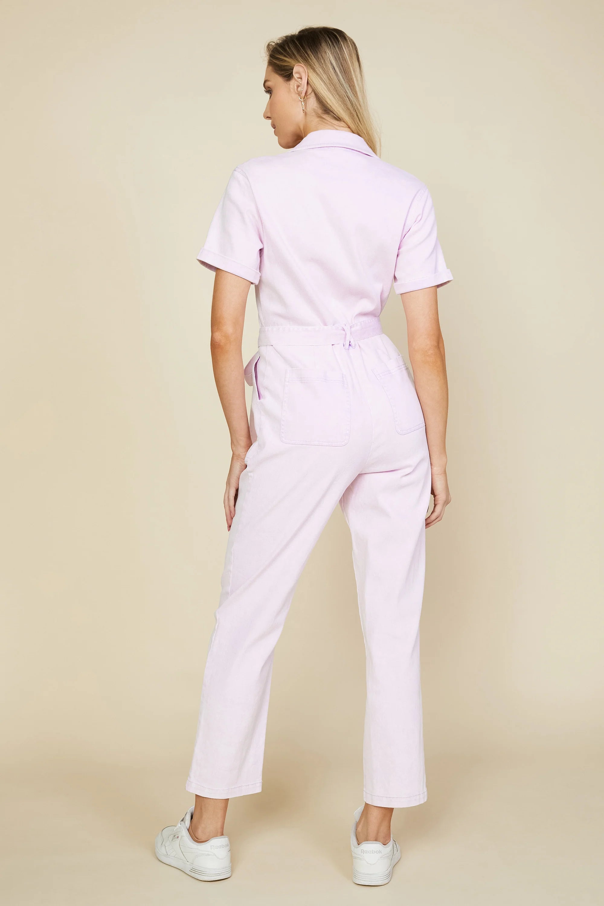 Cassandra Short Sleeve Cotton Utility Jumpsuit Cassandra Short Sleeve Cotton Utility Jumpsuit