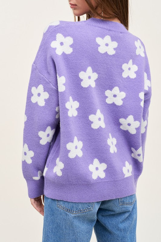 The Finley Floral Crewneck Sweater The Finley Floral Crewneck Sweater