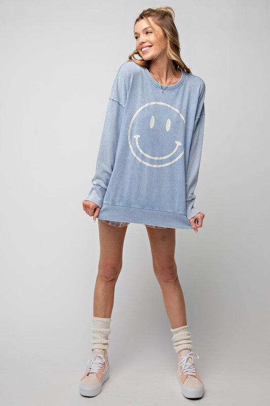 Smiley Face Crewneck Sweatshirt Smiley Face Crewneck Sweatshirt