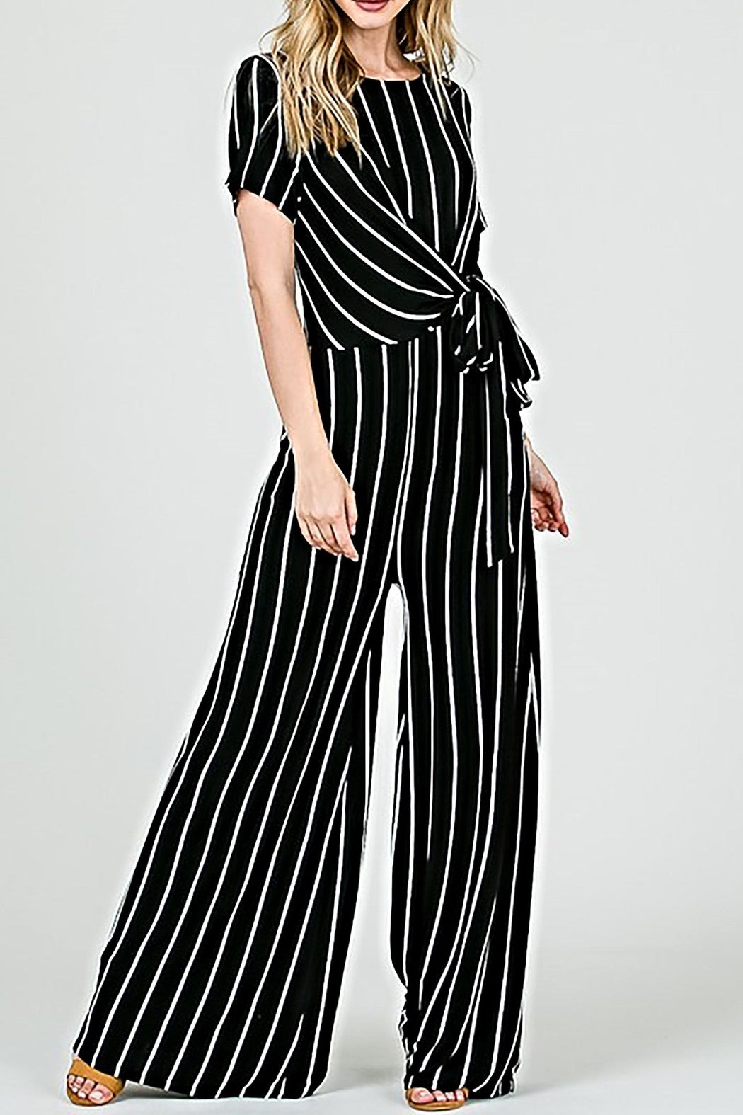 The Michelle Striped Jumpsuit The Michelle Striped Jumpsuit
