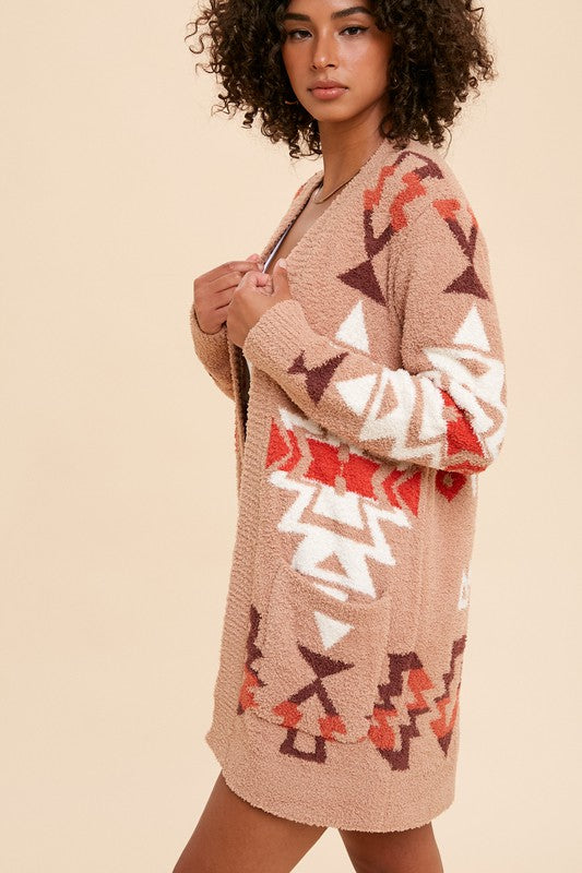 Maeve Patterned Knit Cardigan Sweater Maeve Patterned Knit Cardigan Sweater
