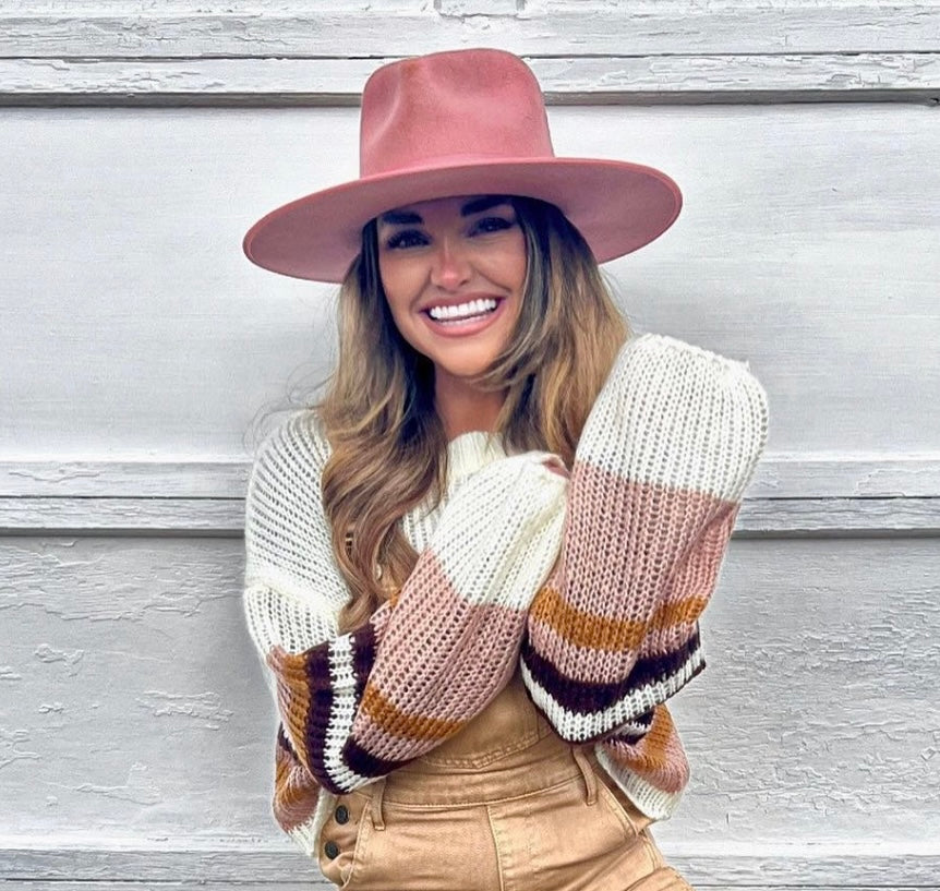 Kelsea Striped Knit Sweater Kelsea Striped Knit Sweater