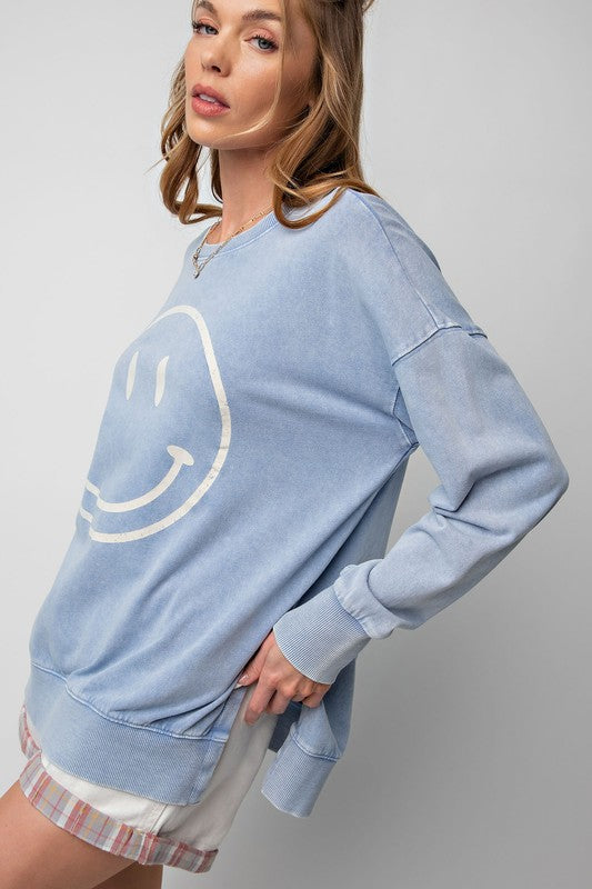 Smiley Face Crewneck Sweatshirt Smiley Face Crewneck Sweatshirt