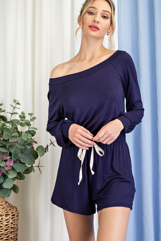 Off the Shoulder Romper Off the Shoulder Romper
