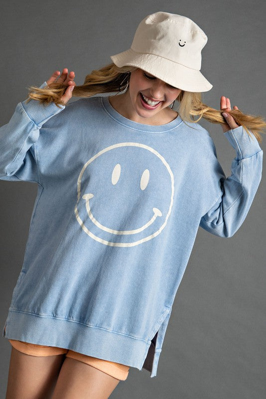 Smiley Face Crewneck Sweatshirt Smiley Face Crewneck Sweatshirt