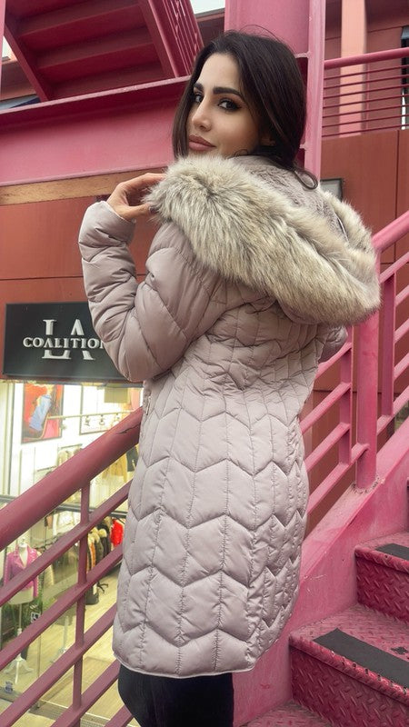 Super Woman Long Puffer Jacket Super Woman Long Puffer Jacket