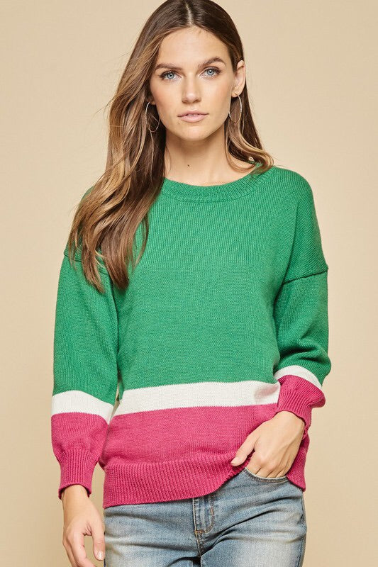 The Abigail Jewel Tone Sweater The Abigail Jewel Tone Sweater