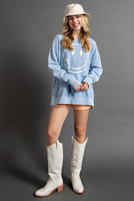 Smiley Face Crewneck Sweatshirt Smiley Face Crewneck Sweatshirt