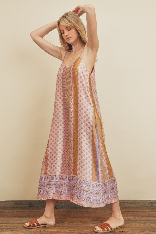 Presley Border Print Jumpsuit Presley Border Print Jumpsuit
