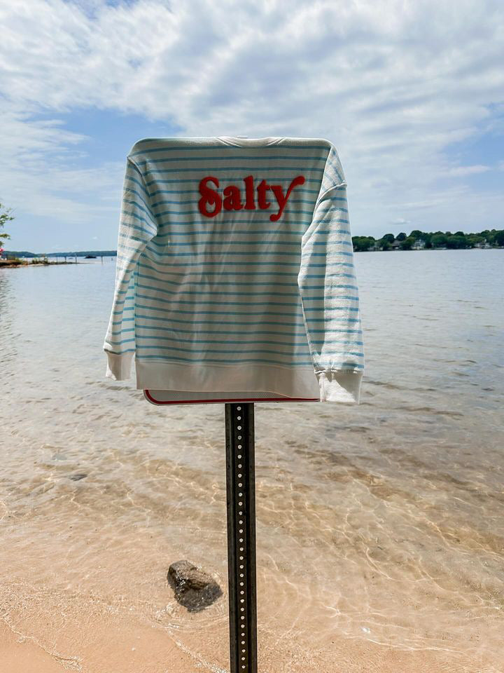 Salty Crewneck Pullover Sweatshirt Salty Crewneck Pullover Sweatshirt