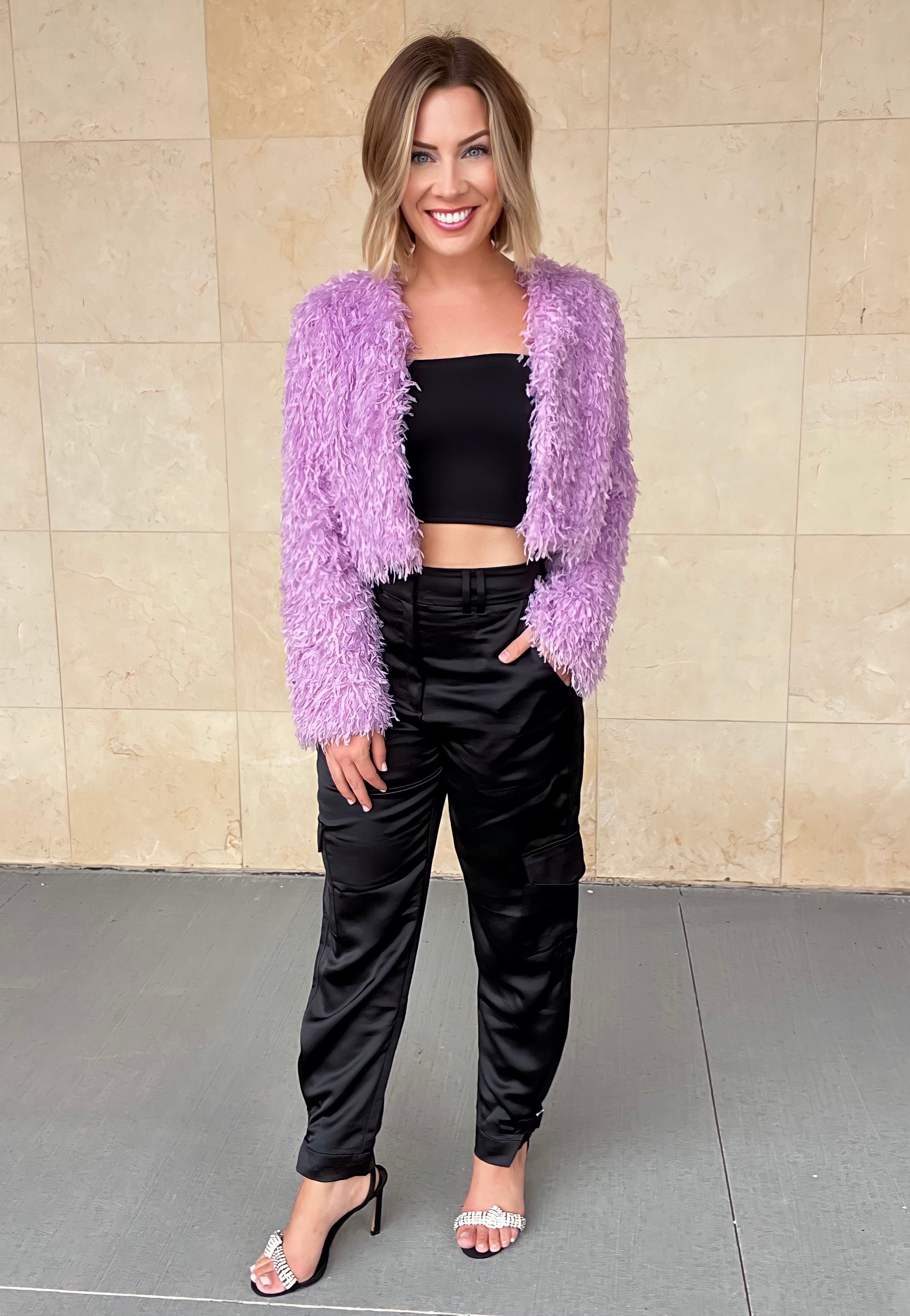 Lavender Haze Faux Fur Coat Lavender Haze Faux Fur Coat