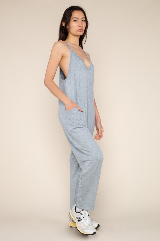 The Kourtney Relaxed Fit V-neck Jumpsuit The Kourtney Relaxed Fit V-neck Jumpsuit