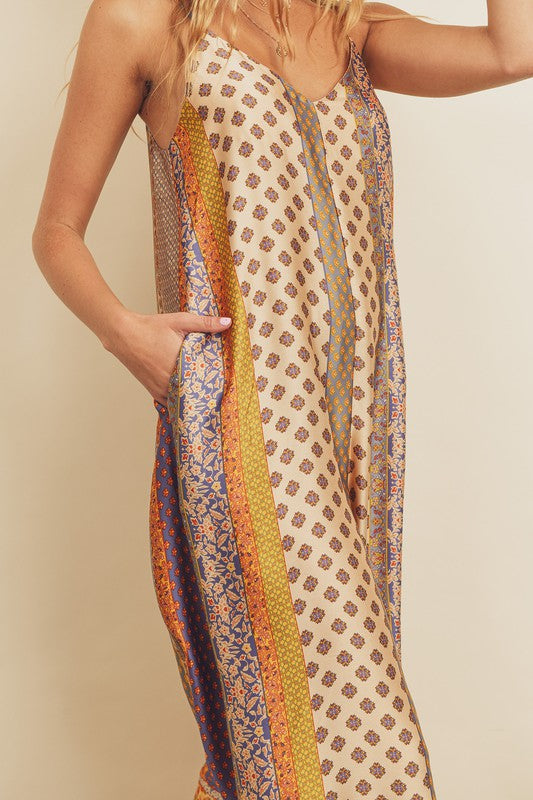 Presley Border Print Jumpsuit Presley Border Print Jumpsuit