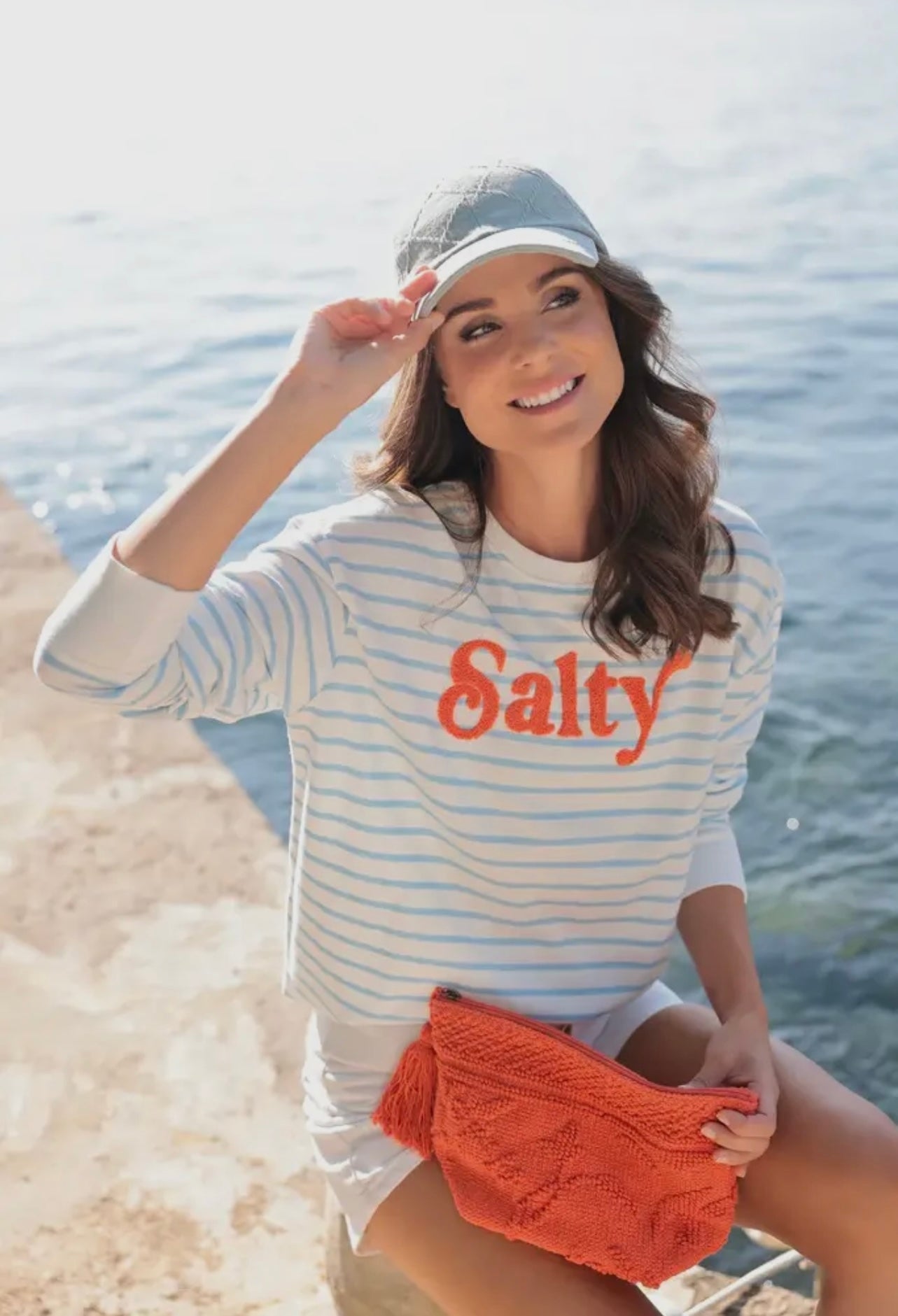 Salty Crewneck Pullover Sweatshirt Salty Crewneck Pullover Sweatshirt