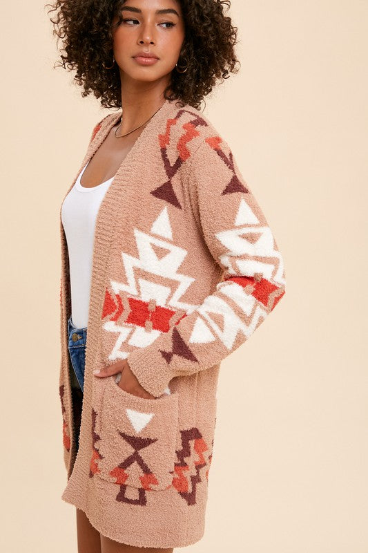 Maeve Patterned Knit Cardigan Sweater Maeve Patterned Knit Cardigan Sweater