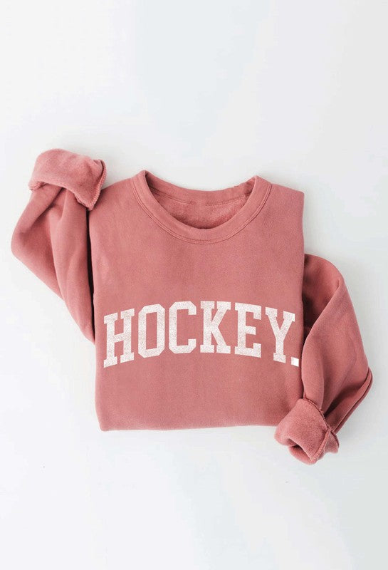 HOCKEY Crewneck Pullover Sweatshirt HOCKEY Crewneck Pullover Sweatshirt