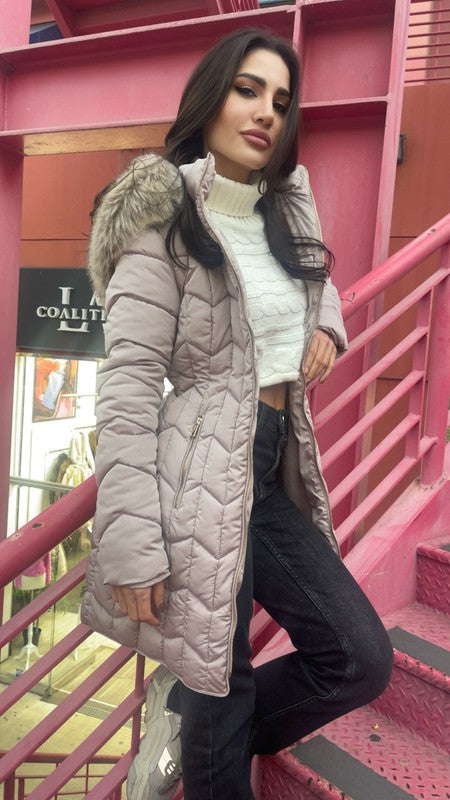 Super Woman Long Puffer Jacket Super Woman Long Puffer Jacket