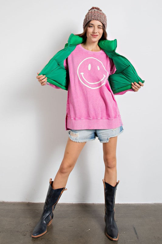 Smiley Face Crewneck Sweatshirt Smiley Face Crewneck Sweatshirt