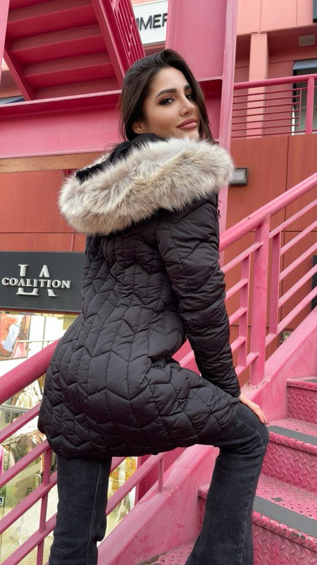 Super Woman Long Puffer Jacket Super Woman Long Puffer Jacket